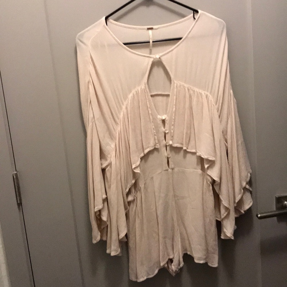 Free People light pink romper